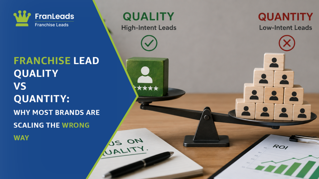 Franchise lead quality versus quantity.