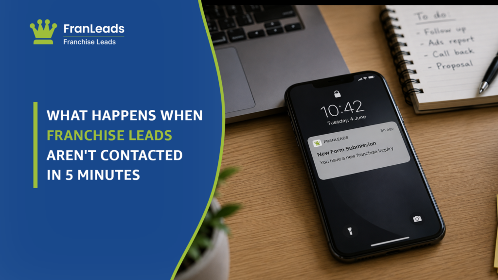 Franchise leads not contacted within 5 minutes.