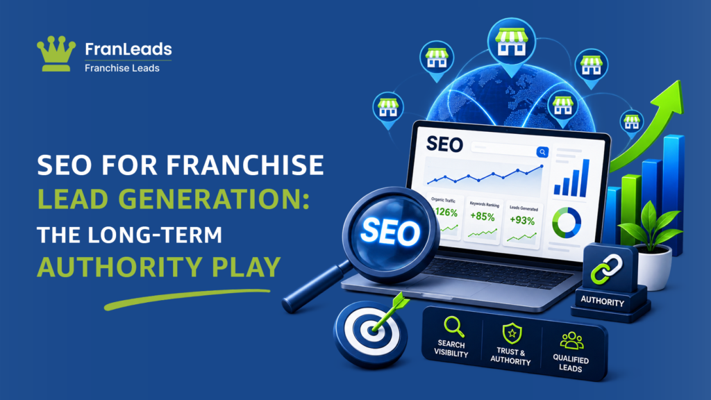 SEO for franchise lead generation long term authority.