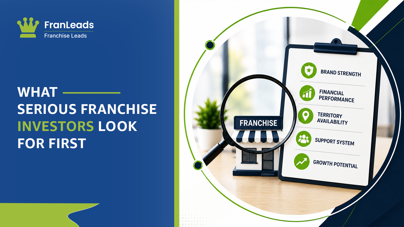 What serious franchise investors look for first.