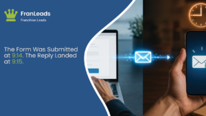 Fast AI response to franchise lead form.