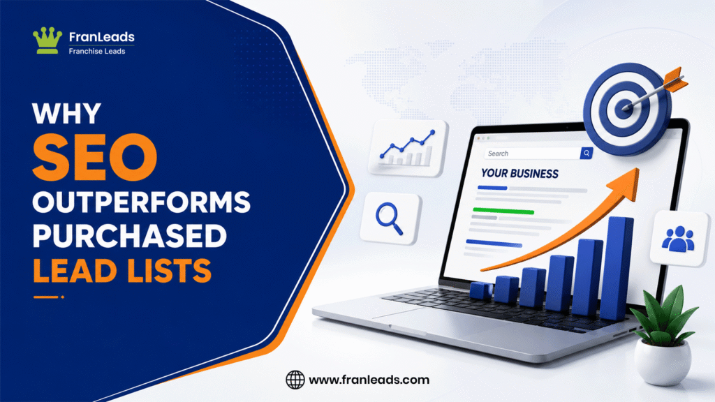 Franchise SEO outperforming purchased lead lists to drive sustainable business growth.
